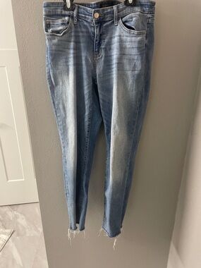 Judy Blue Faded Light Blue Boyfriend Jeans